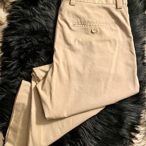 Kenneth Cole Men’s Flat Front Khaki Chino Trousers